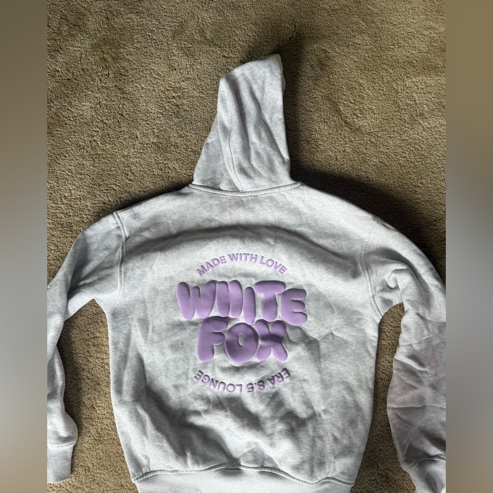 White Fox with love sweatsuit set
